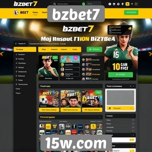 Análise da interface do usuário do site bzbet7